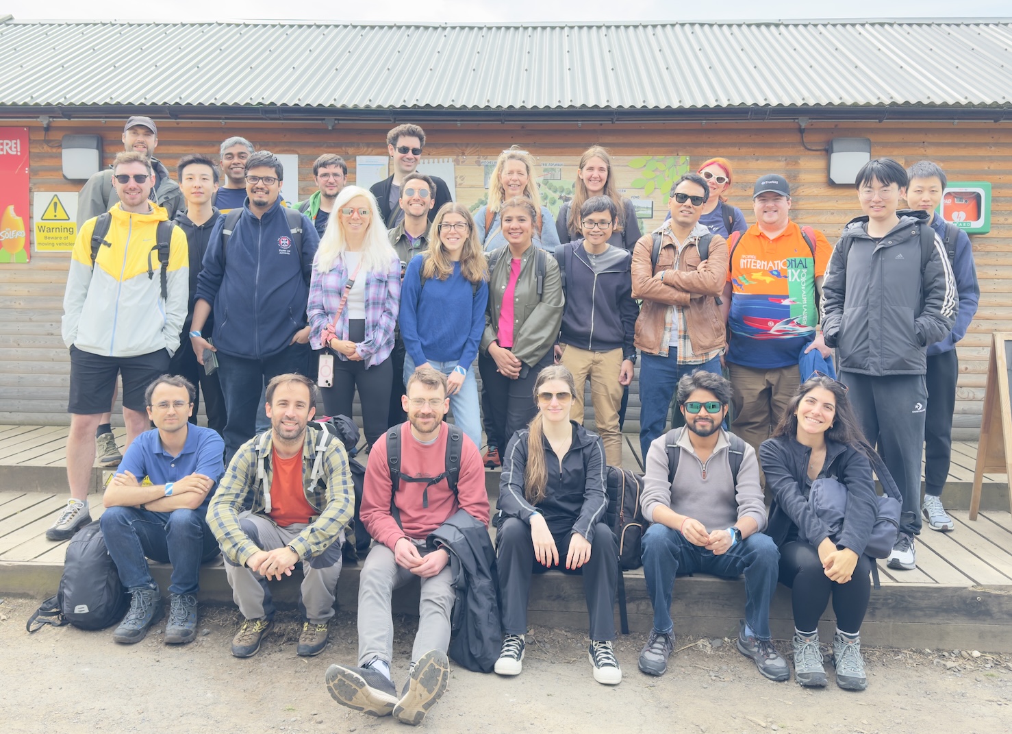 A photo of about 25 members of the PPE group