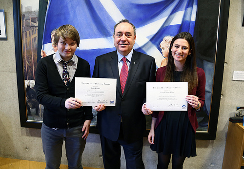 Lucy Willets-White and Peter Rhodes met Alex Salmond in the Scottish Parliament after attending First Minister’s Questions.