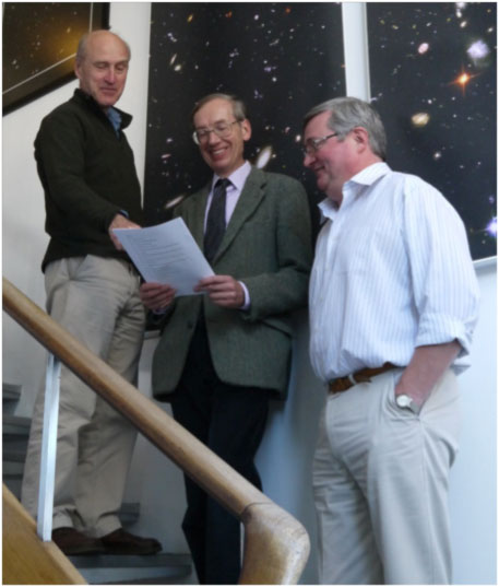 Professor Andy Lawrence, Dr Alan Grainger and Dr Keith Noddle.