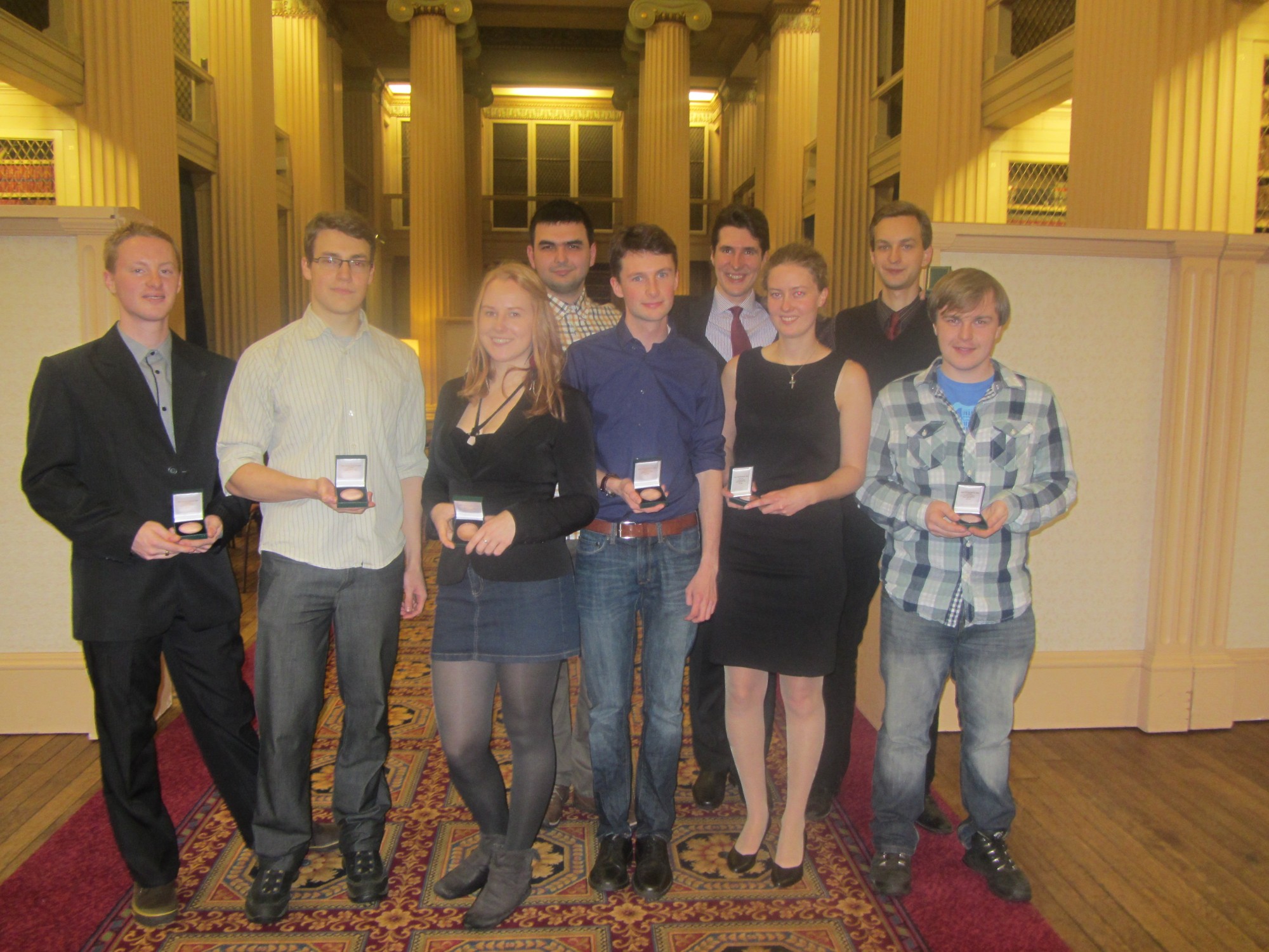 Award recipients from the School of Physics &amp; Astronomy.