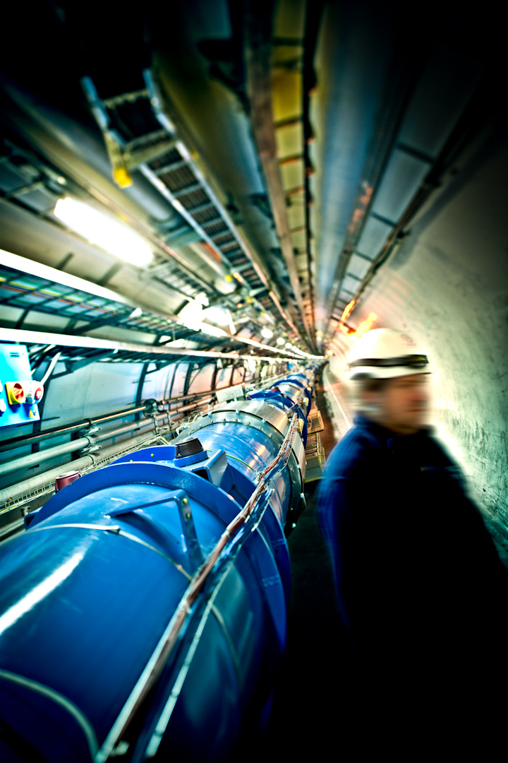 LHC tunnel. Image: CERN