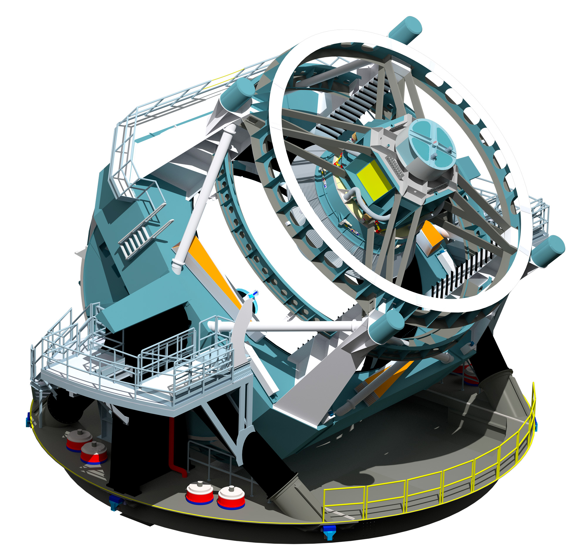 Schematic of the telescope. Credit: LSST Corporation