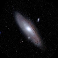 Wide field view of Andromeda Nebula (M31)