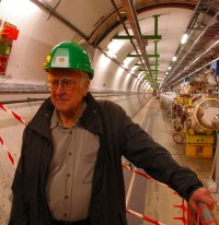 Peter Higgs, who has been made a Companion Of Honour in recognition of his services to physics.