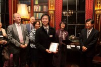 Wanaruk Chaimayo receives the Anglo Thai-Society Academic Excellence Award 2012. Image courtesy Bhiyada Wongwarachat for ThaiSmile magazine.