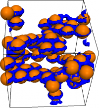 The structure of the new liquid crystal gel. The structure of the new liquid crystal gel.