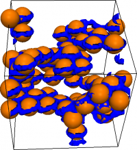 The structure of the new liquid crystal gel.